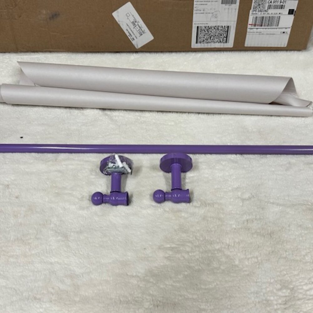 Allied Brass 1041-30-LVN Skyline Collection 30 Inch Towel Bar, Lavender
